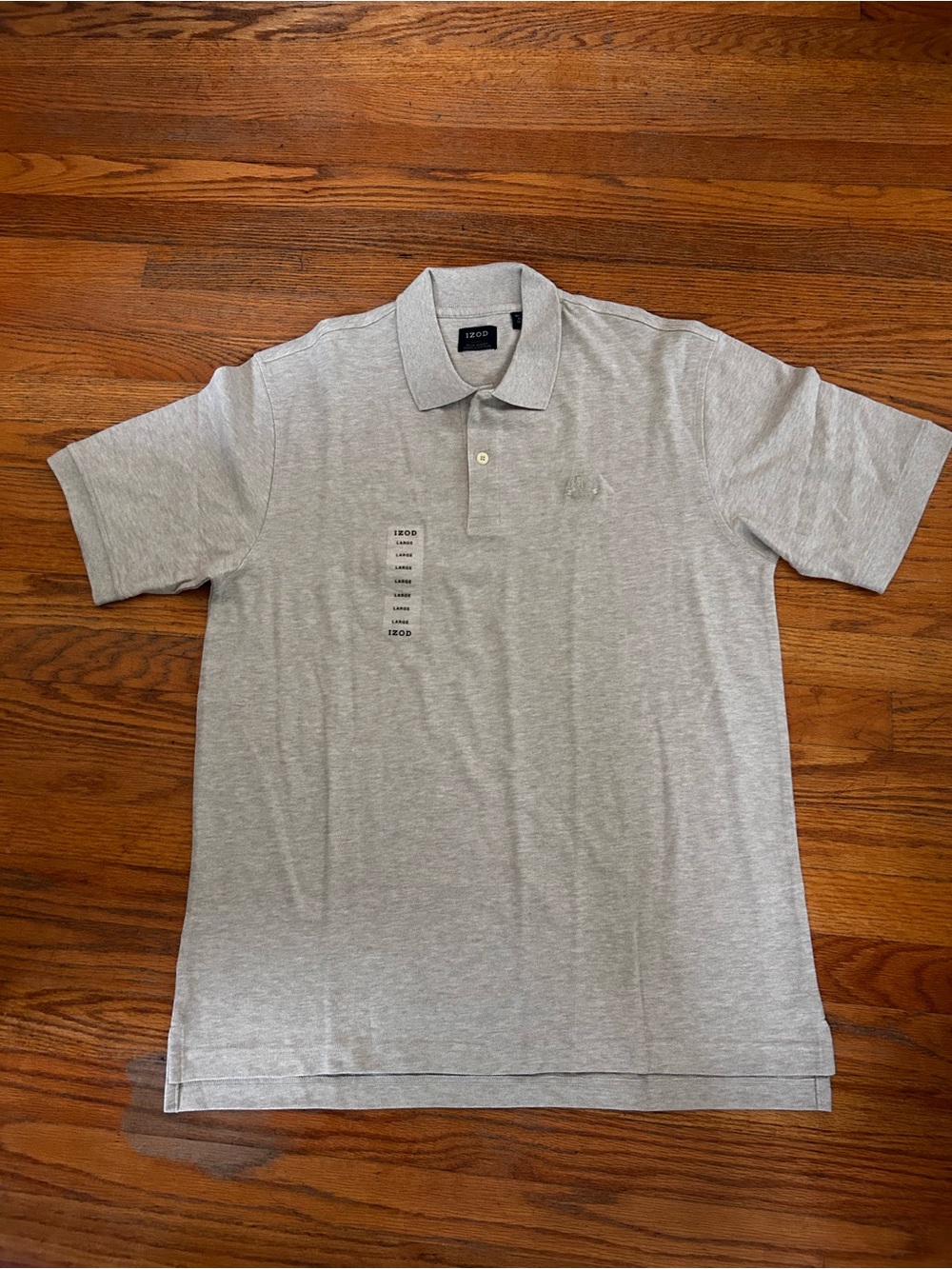 Izod Men's Light Gray Polo Shirt